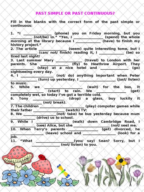 Pdf Islcollective Worksheets Pre Intermediate A2 Elementary School Verb Past Simple Or Past