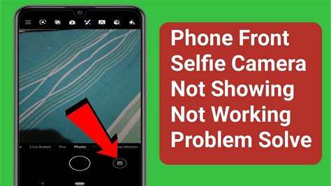 Phone Front Selfie Camera Not Showing Problem Solve L Vivo Mobile Front