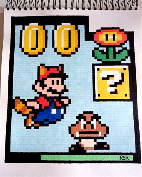 Super Mario Bros 3 pixel art by Superguerrer on DeviantArt