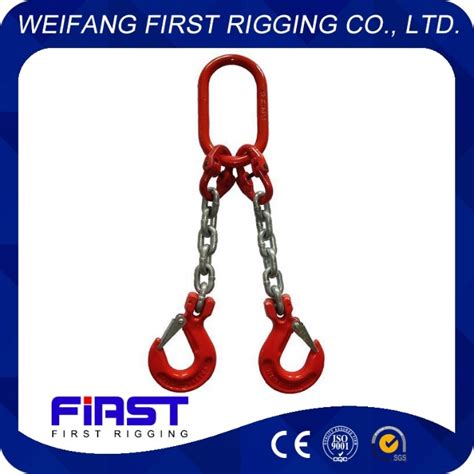 G Lifting Chain Sling With Master Link Clevis Hook China Lifting