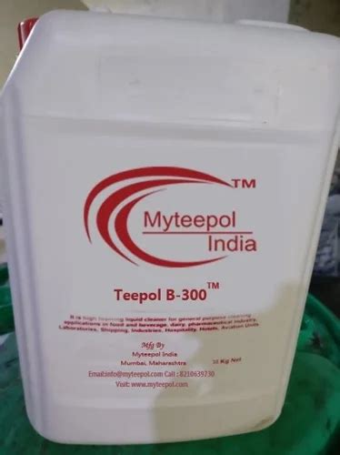 Myteepol India Liquid Teepol B 300 Floor Cleaning Chemicals Packaging