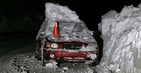 Avalanche Buries Car With Two Men Inside