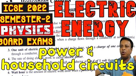 Icse Isc Sem Last Minute Revision Of Electricity In One Shot