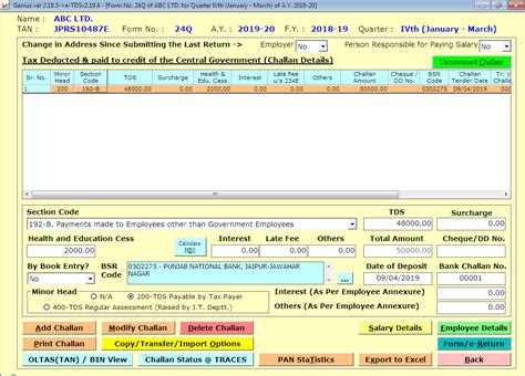 Complete Guide To File Tds Returns Via Gen Tds Software