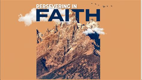 Persevering In Faith Pastor Andrea Bult YouTube