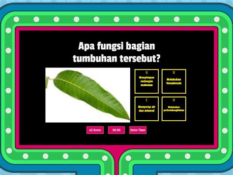 Ipas Bab Kelas Tumbuhan Sumber Kehidupan Di Bumi Gameshow Quiz