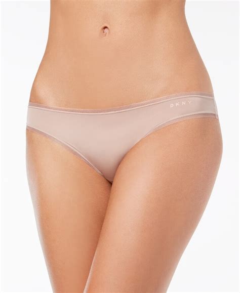 DKNY Litewear Low Rise Mesh Trim Bikini Underwear DK5002 ShopStyle Panties