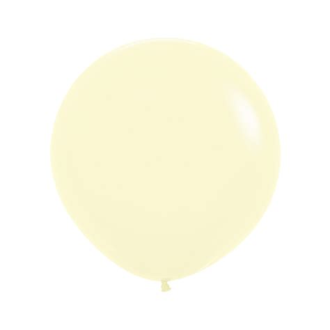 Globo Sempertex Pastel Mate Amarillo 24 C 10 La Globeria