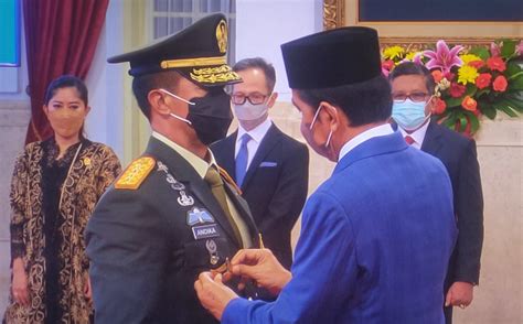 Pelantikan Jenderal Andika Perkasa Sebagai Panglima Tni Suara Surabaya