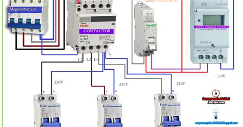 Esquemas eléctricos Esquema eléctrico alumbrado exterior