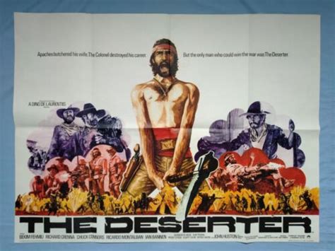 The Deserter Original Uk Quad Poster Spaghetti Western Ebay