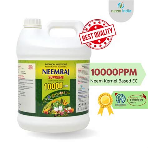 Neemraj 10000ppm Liquid Neem Oil 10000 Ppm Azadirachtin Ec At Rs 11200