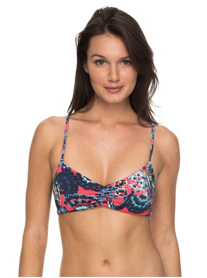 Salty ROXY Athletic Tri Bikini Top Roxy