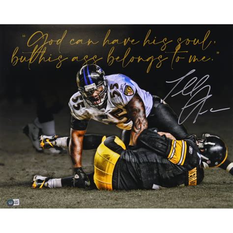 Terrell Suggs Signed Ravens X Photo Beckett Pristine Auction