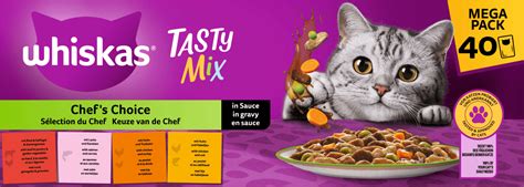 Whiskas Nassfutter Katze Chef S Choice In Sauce Tasty Mix Multipack