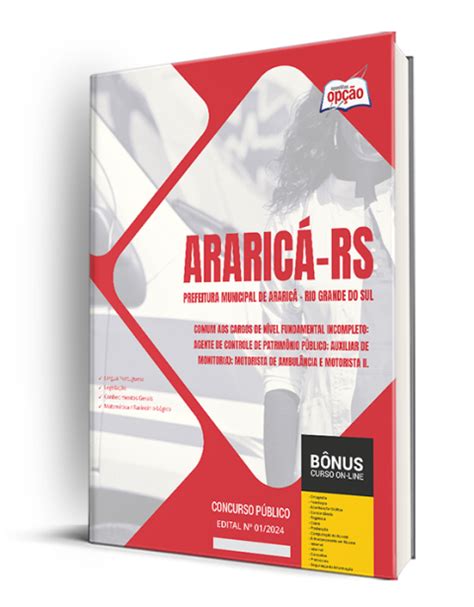 Apostila Prefeitura De Araric Rs Comum Aos Cargos De N Vel