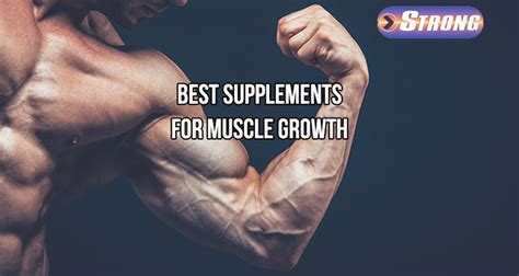 Best Supplements For Muscle Growth Strong Supplement Shop