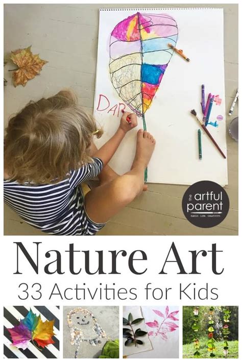 Nature Art For Kids 33 Nature Art Activities To Try