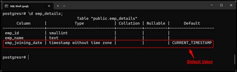 How To Insert Default Value In Timestamp Column In Sql Server