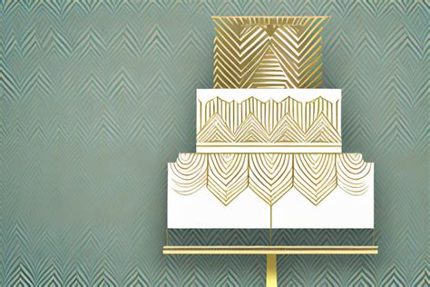 Best Art Deco Cake For A Great Gatsby Themed Wedding Sweetly Tattered