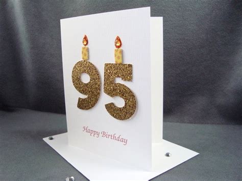 95th Birthday Card Milestone Birthday Card by ZeeBestCards