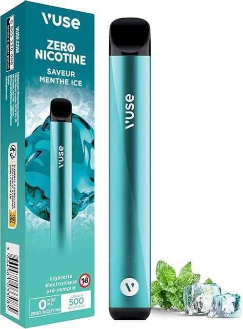 Vuse Puff Cigarette Lectronique Jetable Sans Nicotine Ni Tabac Saveur