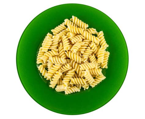 Fusilli Green Orange And Yellow Stock Photo Image Of Rotini