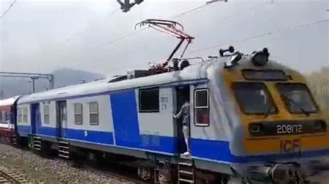 Jammu Kashmir Railways Conducts Successful Trial Of Electric Train