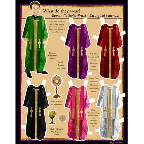 roman catholic priest    wear liturgical calendar etsy artofit