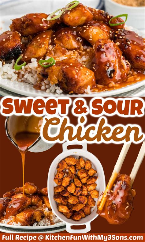 Easy Sweet And Sour Chicken L Kitchen Fun With My Sons