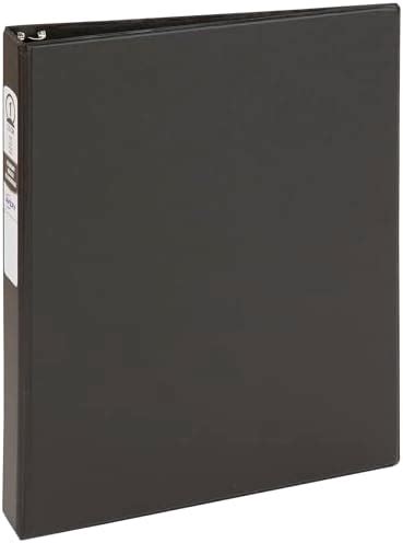 Amazon Avery Economy Ring Binder Round Rings Black