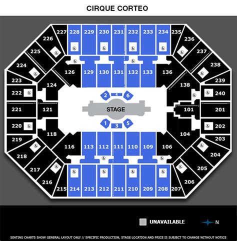 Dcu Center Seating Chart Cirque Du Soleil Elcho Table