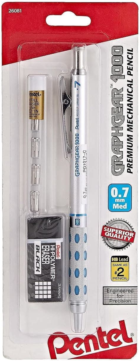 Pentel GraphGear 1000 Lápiz de dibujo automático 1 lápiz con