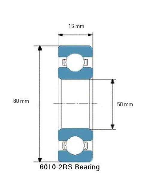 6010-2RS SKF Brand rubber seals bearing 6010-rs ball bearings 6010 rs ...