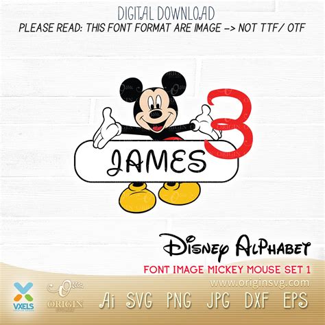 Mickey Mouse Font Svg Mickey Font Svg Disney Svg Mickey Etsy Porn Sex The Best Porn Website