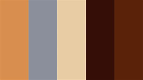 Raw Sienna Manatee Zombie Clinker Cioccolato Color Scheme