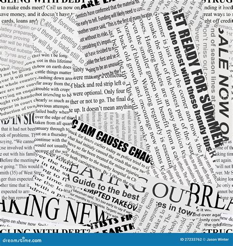 Newsprint Background Stock Photography - Image: 27233762