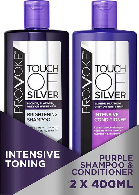 Provoke Touch Of Silver Brightening Purple Shampoo And Intensive