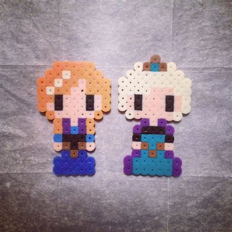 Perler Beads Elsa Frozen And Beads On Pinterest