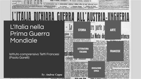 L Italia Nella Prima Guerra Mondiale By Andrea Ceppa On Prezi