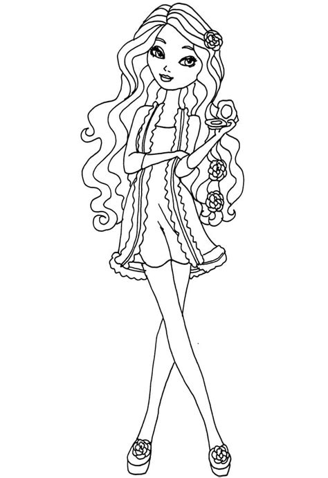 Dibujos De Briar Beauty Ever After High Para Colorear Para Colorear