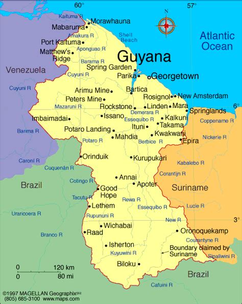 Guyana Map