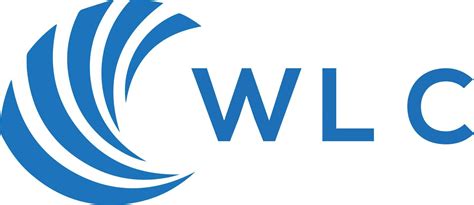 Wlc Letra Logo Diseño En Blanco Antecedentes Wlc Creativo Circulo