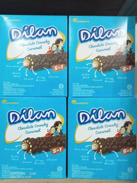 WAFER ROLL DILAN CHOCOLATE CRUNCHY CARAMEL Lazada Indonesia