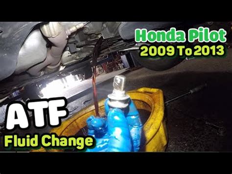 How To Change ATF WD1 Automatic Transmission Fluid On Honda Pilot 2009