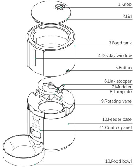 Wopet Automatic Pet Feeder Manual