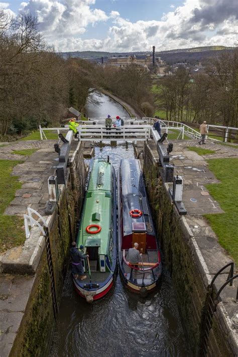 Five Rise Locks - Bingley - England Editorial Stock Photo - Image of ...