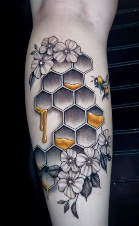 50 Honeycomb Tattoo Designs With Meaning Art And Design