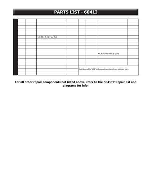 Parts List 6041i Parts List United States Stove Company 6041tp User Manual Page 29 32