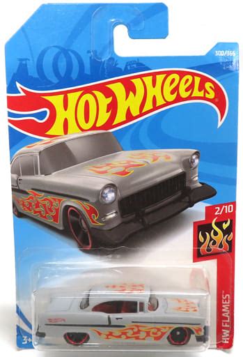 駿河屋 1 64 55 CHEVY グレーレッドファイヤーパターン Hot Wheels HW FLAMES FJY58 D7C3 ホットウィールhotwheels